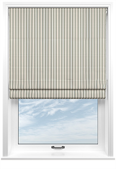 The British Stripe Co. Mary, Polzeath No.1 - Twist&Fit Roman Blind